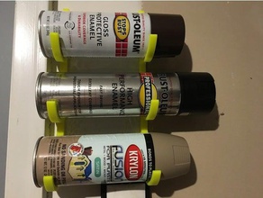 spray can titular de paneles yeso diy colgador lata aerosol pintura en puede pared 3d print model - Mito3D