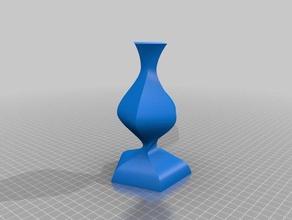 derrick simple lissée vase décor 3d print model - Mito3D