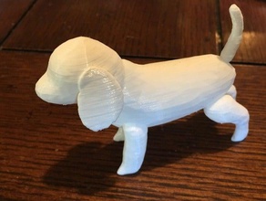 cachorro modelo los animales 3d print model - Mito3D