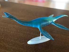 plesiosaur Tiere 3d print model - Mito3D