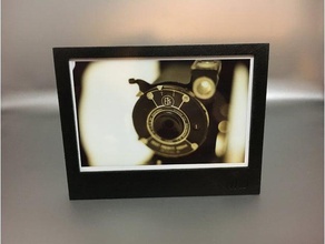 easy print instax wide frame decor photo 3d print model - Mito3D