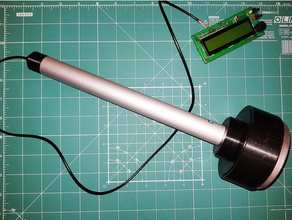 Sonde stick si-8b -8 geiger m&uumlller-Rohr - Elektronik geiger-Sonde geiger-muller geigercounter geiger-Zähler Geigerzähler Fall 3d print model - Mito3D