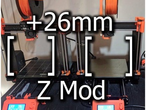 +26mm mod prusa mk2s 25 mk3 3d la stampante parti 3d print model - Mito3D