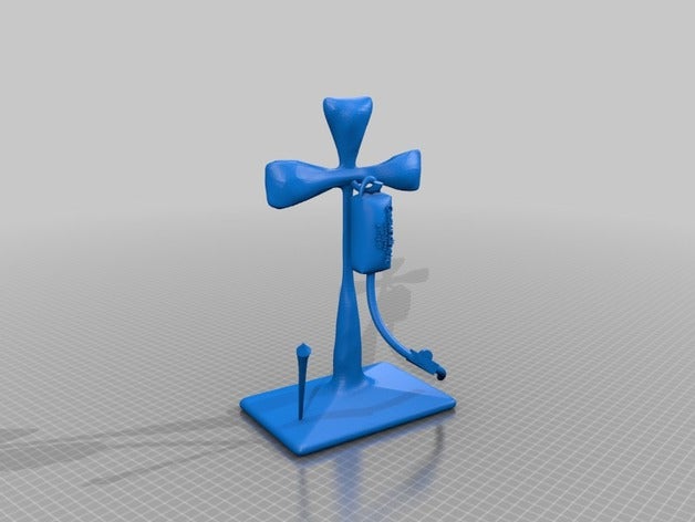 christropf médical morale catholique sculptures croix 3D print model - Mito3D