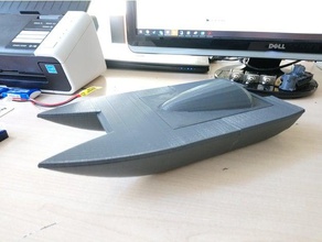 twin hull rc-jet-Boot, den Fortschritt der Arbeit Fahrzeuge 3d print model - Mito3D