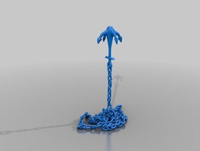 ceiling mount anchor sculptures 3d print model - Mito3D