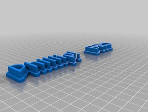 phillip real customized 3d name plate sculptures 3d print model - Mito3D