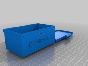 mon personnalisés à charnière de la boîte organisation 3d print model - Mito3D
