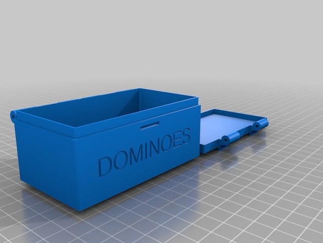 dominoeshinged kutusu organizasyon özelleştirilmiş 3D print model - Mito3D
