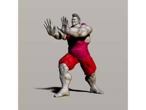 piccolo prop model furniture bodybuilder character great hardkernel huge human massive monster muscle muscles person rolling support 3d print model - Mito3D