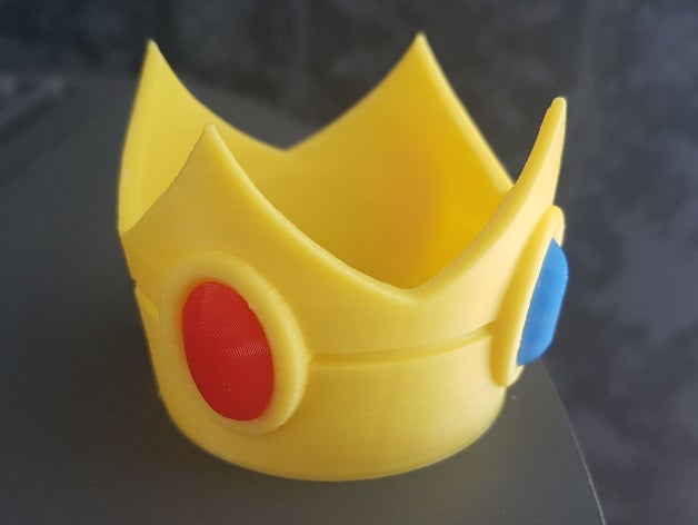 la princesa peach joyas de corona el traje cosplay halloween mario nintendo super 3D print model - Mito3D