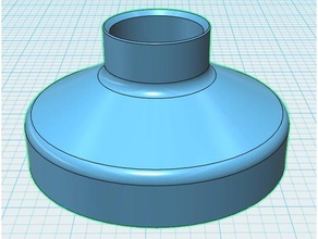 reduzierung 100-35 de la máquina herramientas el adaptador sierra circular staubsauger 3d print model - Mito3D