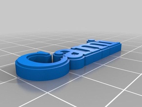 cami signos logotipos personalizado 3d print model - Mito3D