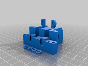 anet a8 3dtouch montaje trasero impresión 3d print model - Mito3D