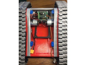 hacer rc tanque de 500 rpm motor engranajes los vehículos 3d print model - Mito3D