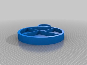 my plate kitchen dining calories cup holder fitness health myplate myplategov nutrition portion sizes 3d print model - Mito3D