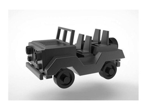 jeep car miniature toy toys games 3dmodeling 3d modeling art cute decoration display fun funny scale thing 3d print model - Mito3D