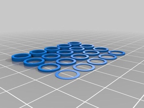 my customized washer assortment diy 3d print model - Mito3D
