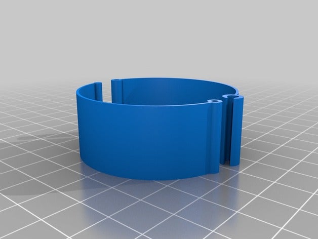 mon personnalisés déployante simple bracelet de montre bracelets 3D print model - Mito3D