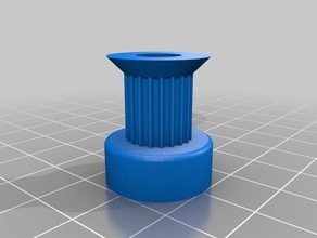 rdj impressora eixo da polia 3d partes personalizado 3d print model - Mito3D