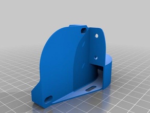 fan mounting bracket titan v6 aero i3 upgrade kit bltouch mount 3d printer parts e3d e3dv6 prusa 3d print model - Mito3D