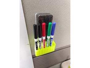 dry erase marker tiered stand office 3d print model - Mito3D
