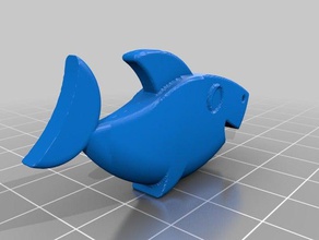 baby shark pinkfongs 2d Kunst babyshark sharkfamily 3d print model - Mito3D