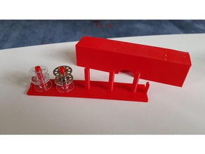 küçük bobin makara tutucu iplik kaplar dikiş 3d print model - Mito3D