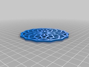 abstract coaster kitchen dining customized 3d print model - Mito3D