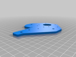 tronxy x1 bracket holes linear rails mgn12h 3d printer parts 3d print model - Mito3D