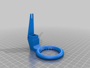 anet a8 centro de la boquilla del ventilador ajuste altura 3d impresora partes 3d print model - Mito3D