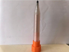 sous-marin greasewax crayon de la version 2 d'autres le marqueur plongée 3d print model - Mito3D