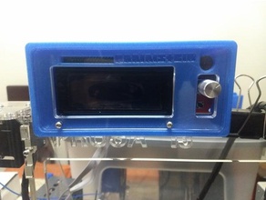 el caso de la pantalla lcd prusa i3 acrílico 6mm 3d impresora accesorios 3d print model - Mito3D
