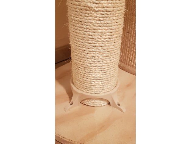 sisal tırmalama sonrası stabilizasyon evcil hayvan kedi ağaç tüp katze kratzbaum sisalstamm 3D print model - Mito3D