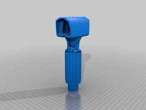 claw head mop attachement household supplies clamp cleaning tools handle 3d print model - Mito3D