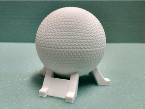 astronave terra mondi disney epcot sculture sfera geodetica il parco a tema walt world 3d print model - Mito3D