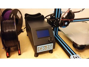 painfully simple cr-10 control box legs 3d printer accessories creality support 3d print model - Mito3D