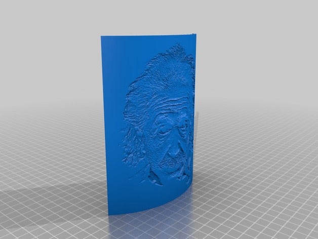 lytho einstein 2d art 3D print model - Mito3D