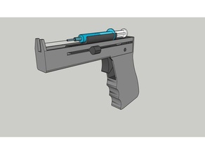 pistola autoinyectable mão ferramentas 3d print model - Mito3D