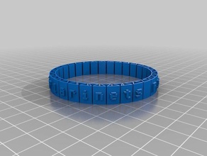 bracelet marching band 2 bracelets customized 3d print model - Mito3D