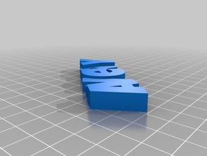 averyfob Schlüsselanhänger angepasst 3d print model - Mito3D