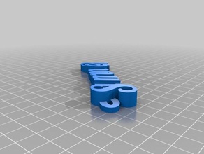 summerfob keychains customized 3d print model - Mito3D