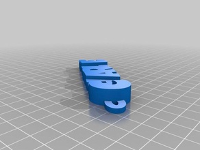charliefob Schlüsselanhänger angepasst 3d print model - Mito3D