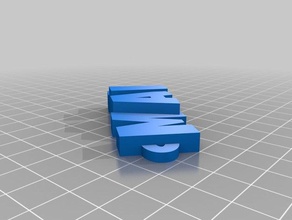 mailfob i portachiavi personalizzato 3d print model - Mito3D
