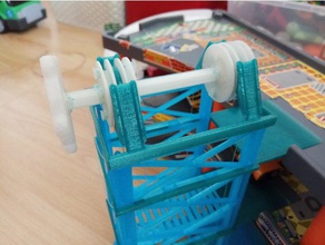 matchbox Aufzug mechanisch ist - Spielzeug openscad 3d print model - Mito3D