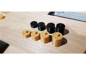 spacers help keep hold down brackets even work surface parts cnc machine 3d print model - Mito3D