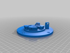 inmoov robot arm modified click tally counter version 2 join fingers 3d printing 3d print model - Mito3D