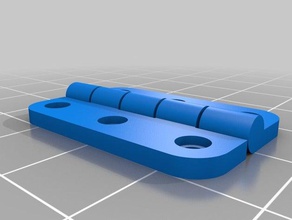 small parametric hinge parts customized 3d print model - Mito3D