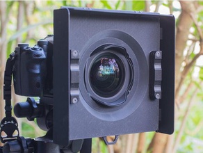 tamron pentax adaptable 150mm filter holder camera 645 lens adapter mount photography 3d print model - Mito3D