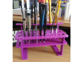 cloned screwdriver tweezer stand more stability tool holders boxes 3d print model - Mito3D